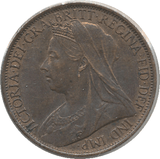 1900 PENNY ( AUNC ) - Penny - Cambridgeshire Coins