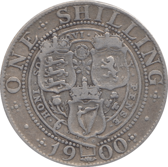 1900 SHILLING ( FINE ) 5 - SHILLING - Cambridgeshire Coins
