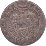 1900 SHILLING ( VF ) A - Shilling - Cambridgeshire Coins