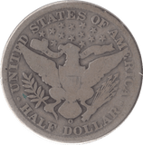 1900 SILVER HALF DOLLAR USA - SILVER WORLD COINS - Cambridgeshire Coins