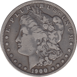 1900 SILVER MORGAN DOLLAR SAN FRANCISCO MINT - SILVER WORLD COINS - Cambridgeshire Coins