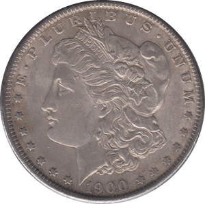 1900 SILVER MORGAN DOLLAR - SILVER WORLD COINS - Cambridgeshire Coins