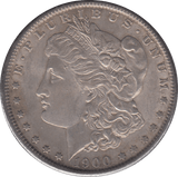 1900 SILVER MORGAN DOLLAR - SILVER WORLD COINS - Cambridgeshire Coins