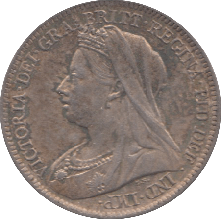 1900 SIXPENCE ( EF ) - Sixpence - Cambridgeshire Coins