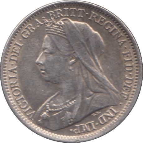 1900 SIXPENCE ( EF ) - Sixpence - Cambridgeshire Coins