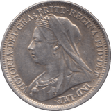 1900 SIXPENCE ( EF ) - Sixpence - Cambridgeshire Coins