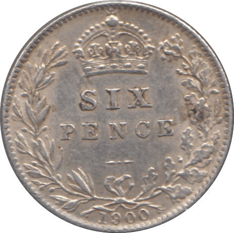 1900 SIXPENCE ( EF ) - Sixpence - Cambridgeshire Coins