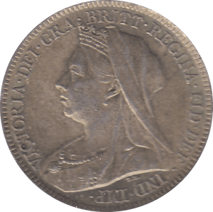 1900 SIXPENCE ( EF ) - Sixpence - Cambridgeshire Coins