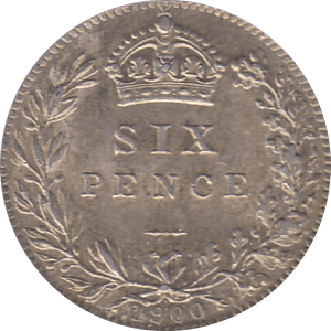 1900 SIXPENCE ( EF ) - Sixpence - Cambridgeshire Coins
