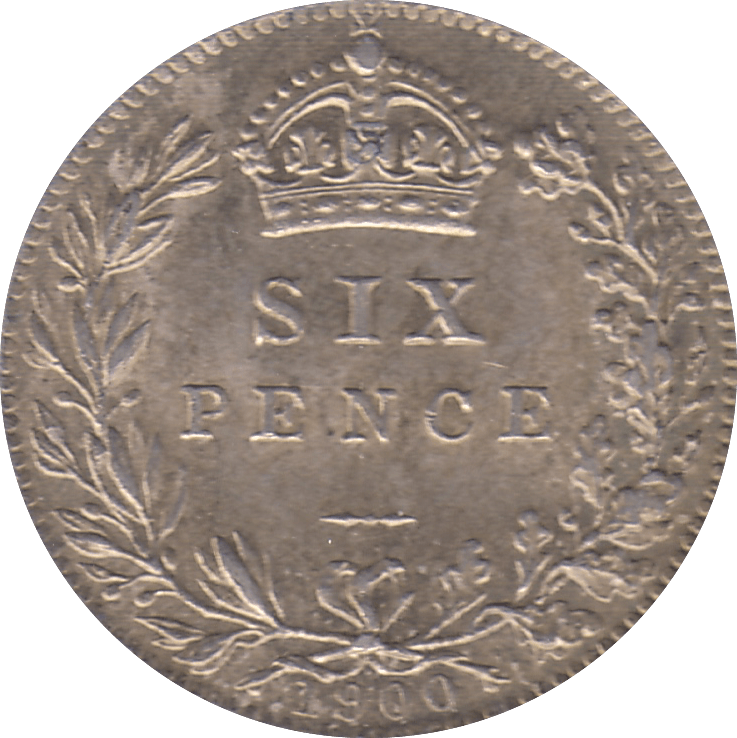 1900 SIXPENCE ( EF ) - Sixpence - Cambridgeshire Coins