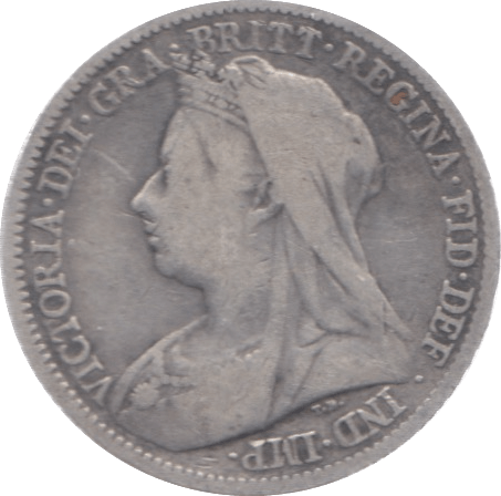 1900 SIXPENCE ( FINE ) 6 - Sixpence - Cambridgeshire Coins