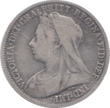 1900 SIXPENCE ( FINE ) 6 - Sixpence - Cambridgeshire Coins