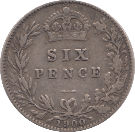 1900 SIXPENCE ( GF ) - Sixpence - Cambridgeshire Coins