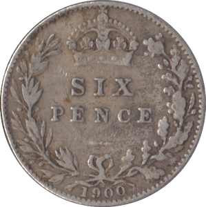1900 SIXPENCE ( GF ) - Sixpence - Cambridgeshire Coins