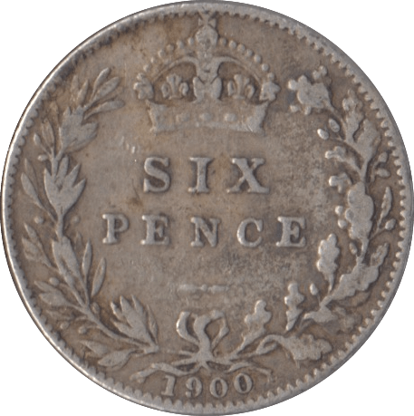 1900 SIXPENCE ( GF ) - Sixpence - Cambridgeshire Coins