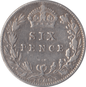 1900 SIXPENCE ( GF ) - Sixpence - Cambridgeshire Coins