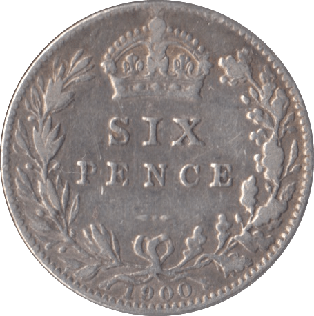 1900 SIXPENCE ( GF ) - Sixpence - Cambridgeshire Coins