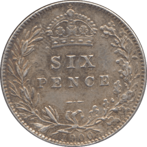 1900 SIXPENCE ( GVF ) 3 - SIXPENCE - Cambridgeshire Coins