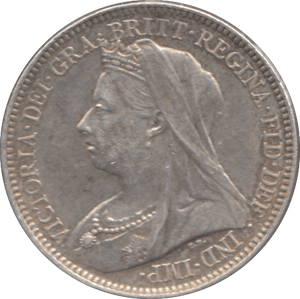 1900 SIXPENCE ( GVF ) 3 - SIXPENCE - Cambridgeshire Coins