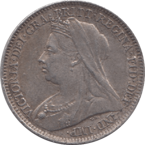 1900 SIXPENCE ( GVF ) 9 - Sixpence - Cambridgeshire Coins