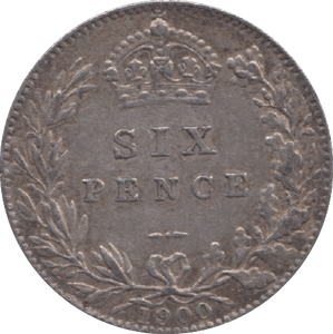 1900 SIXPENCE ( GVF ) 9 - Sixpence - Cambridgeshire Coins
