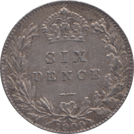 1900 SIXPENCE ( GVF ) 9 - Sixpence - Cambridgeshire Coins