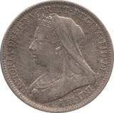 1900 SIXPENCE ( GVF ) - SIXPENCE - Cambridgeshire Coins