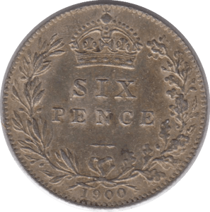 1900 SIXPENCE ( UNC ) 4 - Sixpence - Cambridgeshire Coins