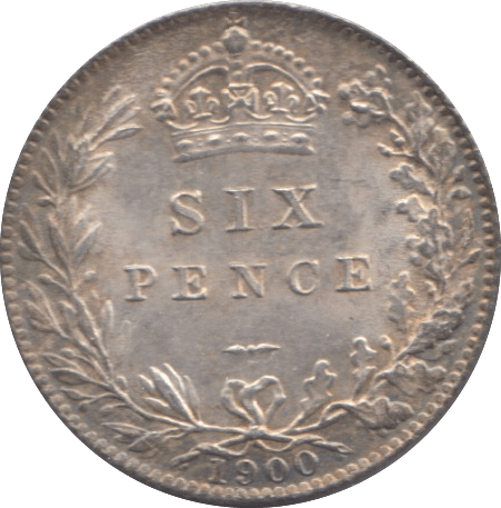 1900 SIXPENCE ( UNC ) 8 - SIXPENCE - Cambridgeshire Coins