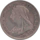 1900 SIXPENCE ( VF ) 8 - SIXPENCE - Cambridgeshire Coins