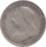 1900 SIXPENCE ( VF ) 9 - Sixpence - Cambridgeshire Coins