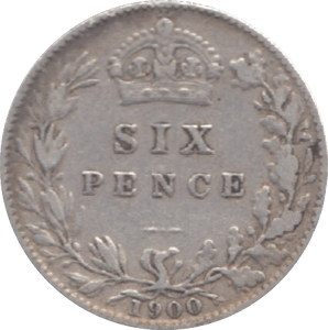 1900 SIXPENCE ( VF ) 9 - Sixpence - Cambridgeshire Coins