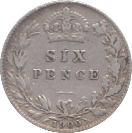 1900 SIXPENCE ( VF ) 9 - Sixpence - Cambridgeshire Coins