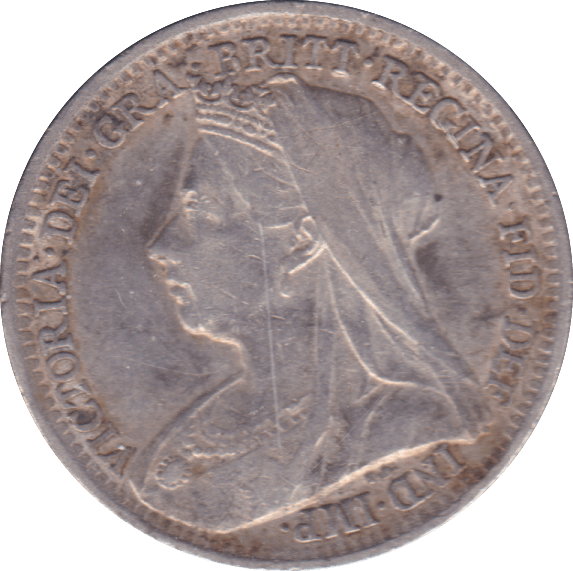 1900 THREEPENCE ( EF ) C - Threepence - Cambridgeshire Coins