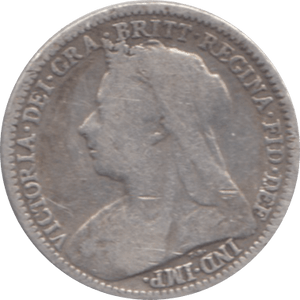 1900 THREEPENCE ( FINE ) 1 - Threepence - Cambridgeshire Coins