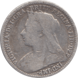 1900 THREEPENCE ( FINE ) 1 - Threepence - Cambridgeshire Coins