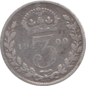 1900 THREEPENCE ( FINE ) 1 - Threepence - Cambridgeshire Coins