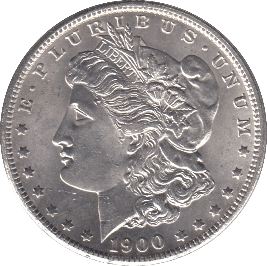 1900 USA SILVER MORGAN DOLLAR PHILADELPHIA MINT - SILVER WORLD COINS - Cambridgeshire Coins