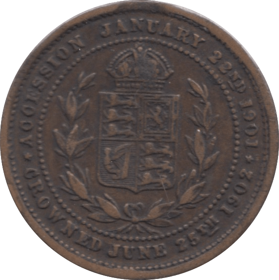1901 ACCESSION MEDAL - MEDALLIONS - Cambridgeshire Coins
