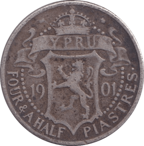 1901 CYPRUS - WORLD COINS - Cambridgeshire Coins