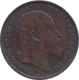1901 FARTHING ( AUNC ) 23 - Farthing - Cambridgeshire Coins