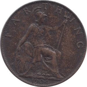 1901 FARTHING ( AUNC ) 23 - Farthing - Cambridgeshire Coins