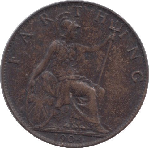 1901 FARTHING ( AUNC ) 23 - Farthing - Cambridgeshire Coins