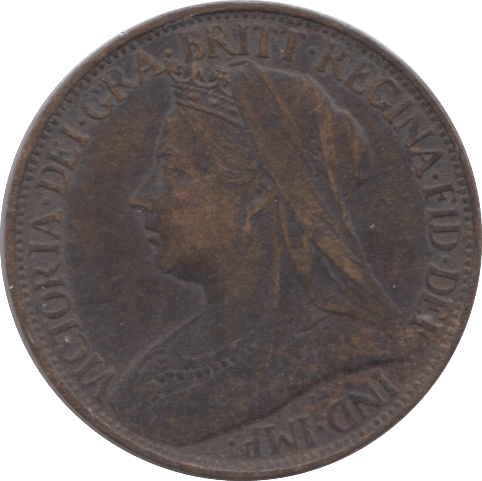 1901 FARTHING ( VF ) - Farthing - Cambridgeshire Coins
