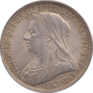 1901 FLORIN ( AUNC ) 3 - Florin - Cambridgeshire Coins