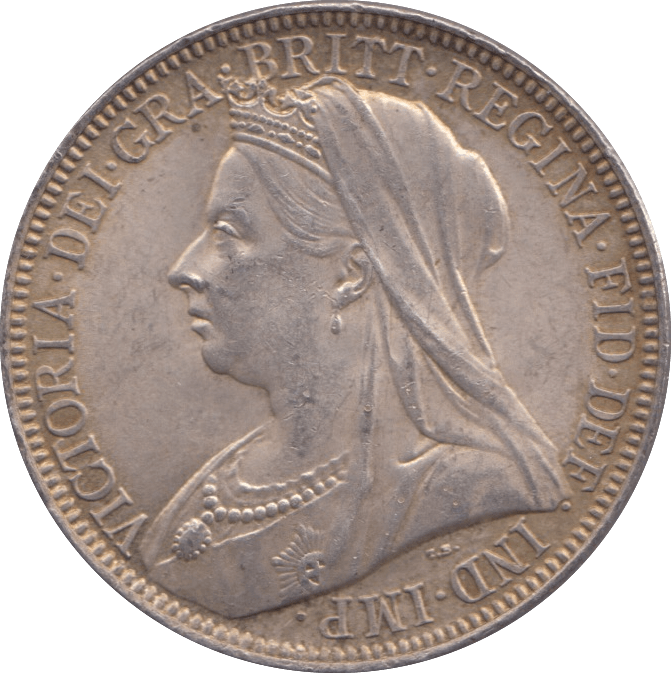 1901 FLORIN ( AUNC ) 3 - Florin - Cambridgeshire Coins