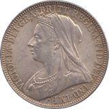 1901 FLORIN ( AUNC ) 3 - Florin - Cambridgeshire Coins