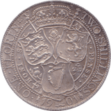 1901 FLORIN ( AUNC ) B - Florin - Cambridgeshire Coins