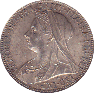 1901 FLORIN ( AUNC ) - Florin - Cambridgeshire Coins