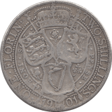 1901 FLORIN ( FINE ) 8 - Florin - Cambridgeshire Coins